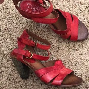 Miz Mooz open toe heels